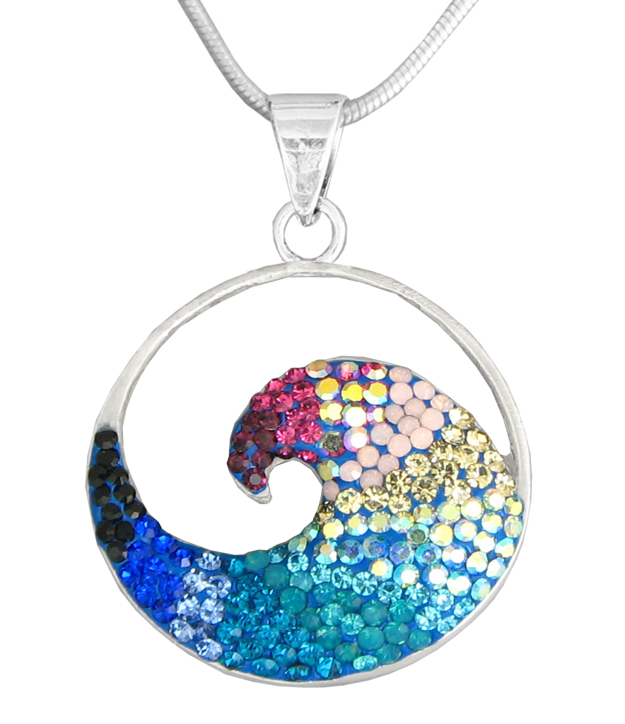 FREE WAVE PENDANT PP-8672 – Island Crystals